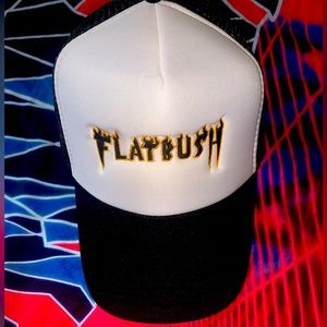 Flatbush Blk/White/Yellow rsmxnyc 90’s Trucker